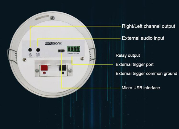 PowerSound V9 Infrared Sensor Ceiling Speaker
