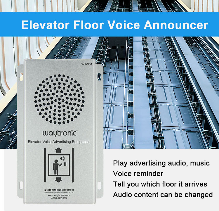 Elevator Lift Voice Announcer,electornic bell for lift parts, elevator arrival clock